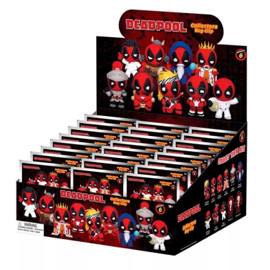 Bolsa sorpresa figura Deadpool Marvel 5cm surtido